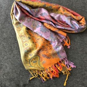 Multi colored scarf/shawl